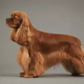 Robe rouge du American Cocker Spaniel